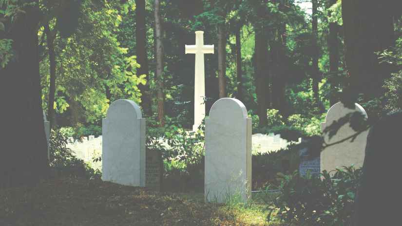burial cemetery cross daylight